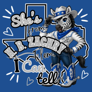She's From Zachry 02-805 - Heavy Blend Crewneck Sweatshirt Design