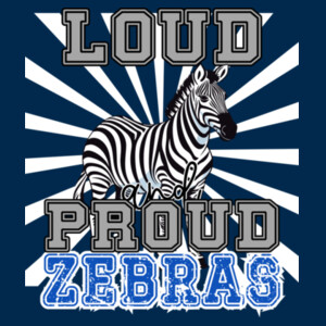 Loud & Proud Zebras 20-800 - Youth Cooling Performance Short Sleeve Tee Design
