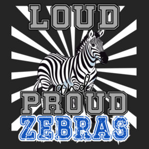 Loud & Proud Zebras 20-800 - Adult Cooling Performance Long Sleeve Tee Design