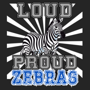 Loud & Proud Zebras 20-800 - Adult Cooling Performance Long Sleeve Tee Design