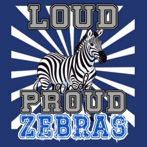 Loud & Proud Zebras 20-800 - Heavy Blend Crewneck Sweatshirt Design
