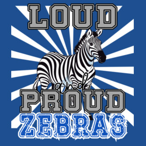 Loud & Proud Zebras 20-800 - Youth Heavy Cotton 100% Cotton T Shirt Design
