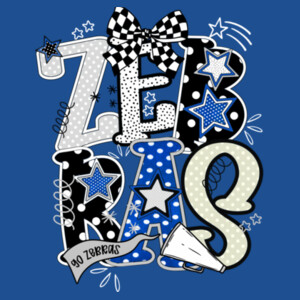 Zebras Preppy 20-803 - Adult Softstyle ® T Shirt Design