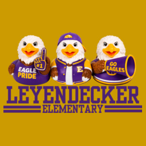 Leyendecker Plastic Ducks - Adult Cooling Performance Short Sleeve Tee Design