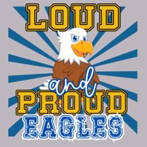 Loud & Proud Eagles 20-205 - Adult Cooling Performance Short Sleeve Tee Design