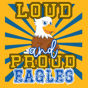 Loud & Proud Eagles 20-205 - Adult Softstyle ® T Shirt Design