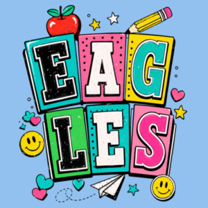 Eagles Retro 20-209 - Adult Cooling Performance Short Sleeve Tee Design