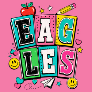 Eagles Retro 20-209 - Adult Softstyle ® T Shirt Design