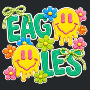 Eagles Groovy 20-210 - Adult Softstyle ® T Shirt Design