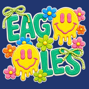 Eagles Groovy 20-210 - Heavy Blend Crewneck Sweatshirt Design