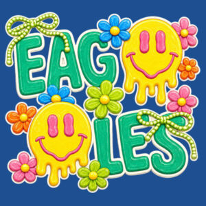 Eagles Groovy 20-210 - Youth Heavy Cotton 100% Cotton T Shirt Design