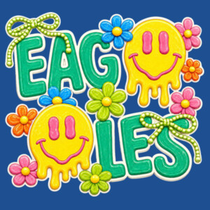 Eagles Groovy 20-210 - Youth Heavy Cotton 100% Cotton T Shirt Design