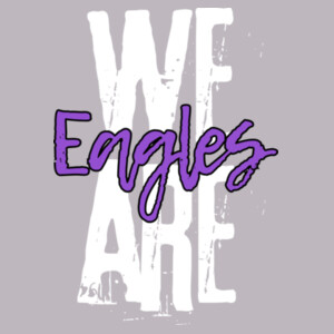 We Are Eagles Purple 20-212 - Adult Cooling Performance Long Sleeve Tee Design