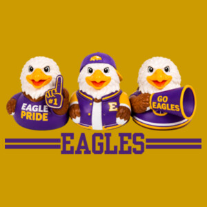 Eagles Plastic Ducks 20-215 - Adult Cooling Performance Long Sleeve Tee Design