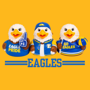 Eagles Plastic Ducks Blue 20-216 - Heavy Blend Crewneck Sweatshirt Design