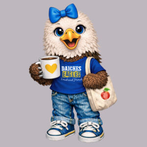 Eagle Mascot L. Daiches 03-401 - Adult Cooling Performance Short Sleeve Tee Design