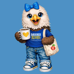 Eagle Mascot L. Daiches 03-401 - Adult Softstyle ® T Shirt Design