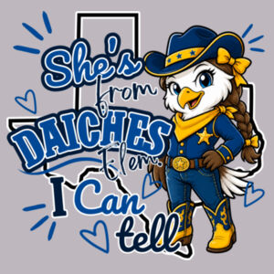 She's From Daiches 03-408 - Adult Cooling Performance Long Sleeve Tee Design
