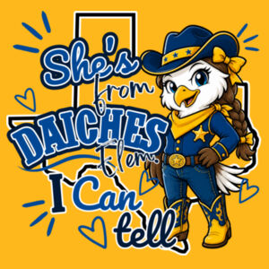 She's From Daiches 03-408 - Youth Heavy Cotton 100% Cotton T Shirt Design