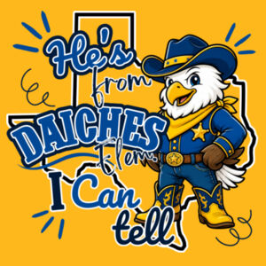 He's From Daiches 03-409 - Youth Heavy Cotton 100% Cotton T Shirt Design