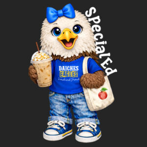 L. Daiches Eagle Special Ed Teacher 03-410 - Adult Cooling Performance Long Sleeve Tee Design