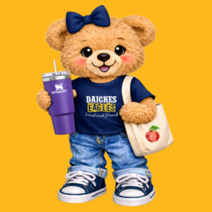 L. Daiches Bear 03-411 - Youth Heavy Cotton 100% Cotton T Shirt Design