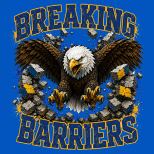 Breaking Barriers Eagle 20-218 - Adult Cooling Performance Short Sleeve Tee Design