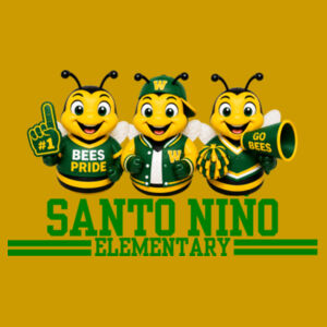 Santo Niño Bees - 03-802 - Youth Cooling Performance Short Sleeve Tee Design