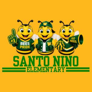 Santo Niño Bees - 03-802 - Heavy Blend Crewneck Sweatshirt Design