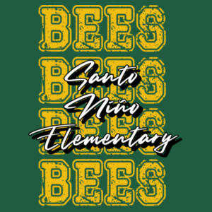 Santo Niño Bees 4X 03-804 - Heavy Blend Crewneck Sweatshirt Design