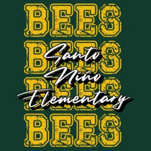Santo Niño Bees 4X 03-804 - Youth Heavy Cotton 100% Cotton T Shirt Design
