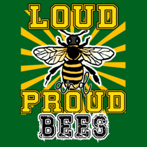 Loud & Proud Bees 02A-100 - Adult Cooling Performance Short Sleeve Tee Design