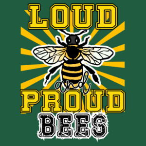 Loud & Proud Bees 02A-100 - Heavy Blend Crewneck Sweatshirt Design