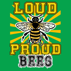 Loud & Proud Bees 02A-100 - Youth Heavy Cotton 100% Cotton T Shirt Design