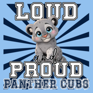 Loud & Proud Panther Cubs 06A-602 - Adult Cooling Performance Long Sleeve Tee Design