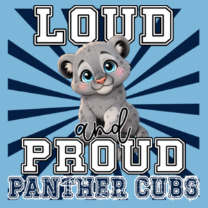 Loud & Proud Panther Cubs 06A-602 - Adult Softstyle ® T Shirt Design