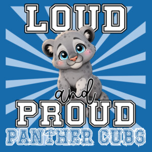 Loud & Proud Panther Cubs 06A-603 - Heavy Blend Crewneck Sweatshirt Design