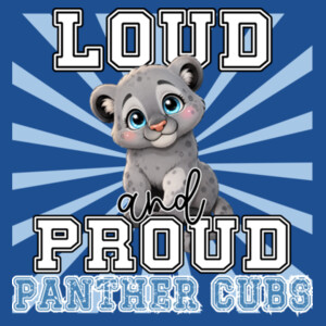 Loud & Proud Panther Cubs 06A-603 - Youth Heavy Cotton 100% Cotton T Shirt Design