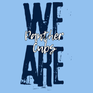 We are Panther Cubs 06A-605 - Adult Cooling Performance Short Sleeve Tee Design