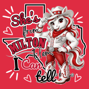 She's from Milton 03-902 - Heavy Blend Crewneck Sweatshirt Design