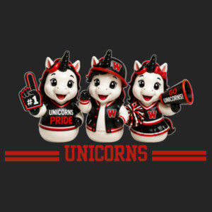 Unicorns 02-505 - Adult Cooling Performance Short Sleeve Tee Design