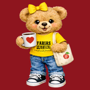 Bear Farias Elementary 02-601 - Youth Heavy Cotton 100% Cotton T Shirt Design