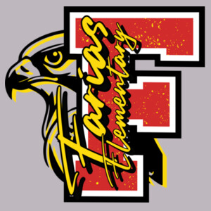 Farias Elementary Falcon Initial 02-602 - Youth Cooling Performance Short Sleeve Tee Design