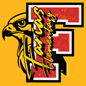 Farias Elementary Falcon Initial 02-602 - Adult Softstyle ® T Shirt Design