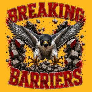 Breaking Barriers Falcons 20-403 - Youth Heavy Cotton 100% Cotton T Shirt Design
