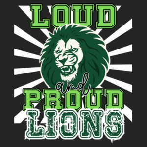 Loud & Proud Lions - Adult Cooling Performance Long Sleeve Tee Design