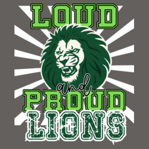 Loud & Proud Lions - Heavy Blend Crewneck Sweatshirt Design