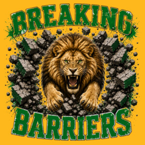 Breaking Barriers Lions 04-207 - Adult Softstyle ® T Shirt Design