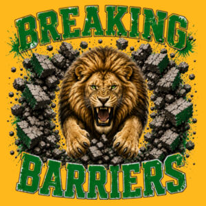 Breaking Barriers Lions 04-207 - Heavy Blend Crewneck Sweatshirt - Heavy Blend Crewneck Sweatshirt Design