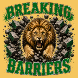 Breaking Barriers Lions 04-207  - Youth Heavy Cotton 100% Cotton T Shirt Design